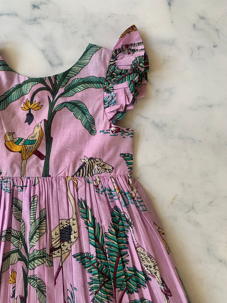 Lilac Jungle Dress - Love Sam