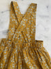 Liberty Mustard Pinafore Dress - Love Sam