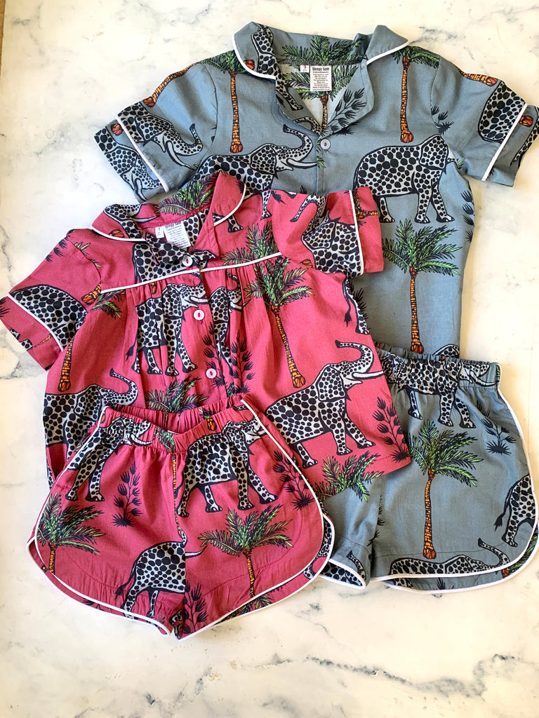 Dotty Elephant Pyjamas - Love Sam