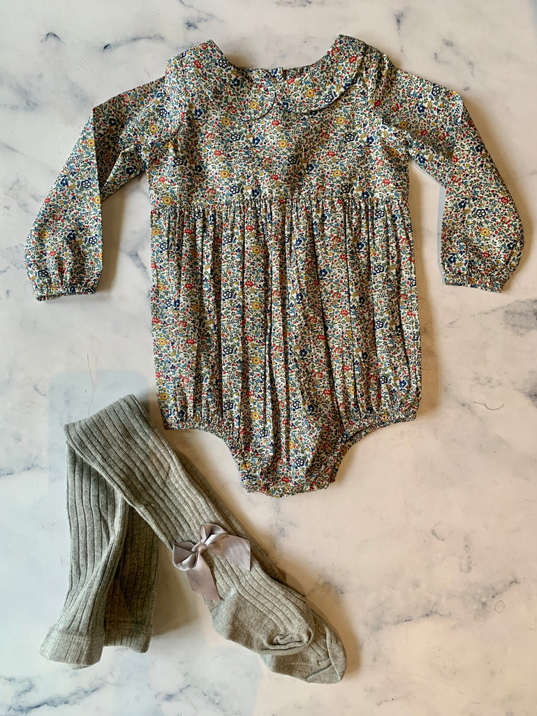 Liberty Ditsy Floral  Long Seeved romper - Love Sam