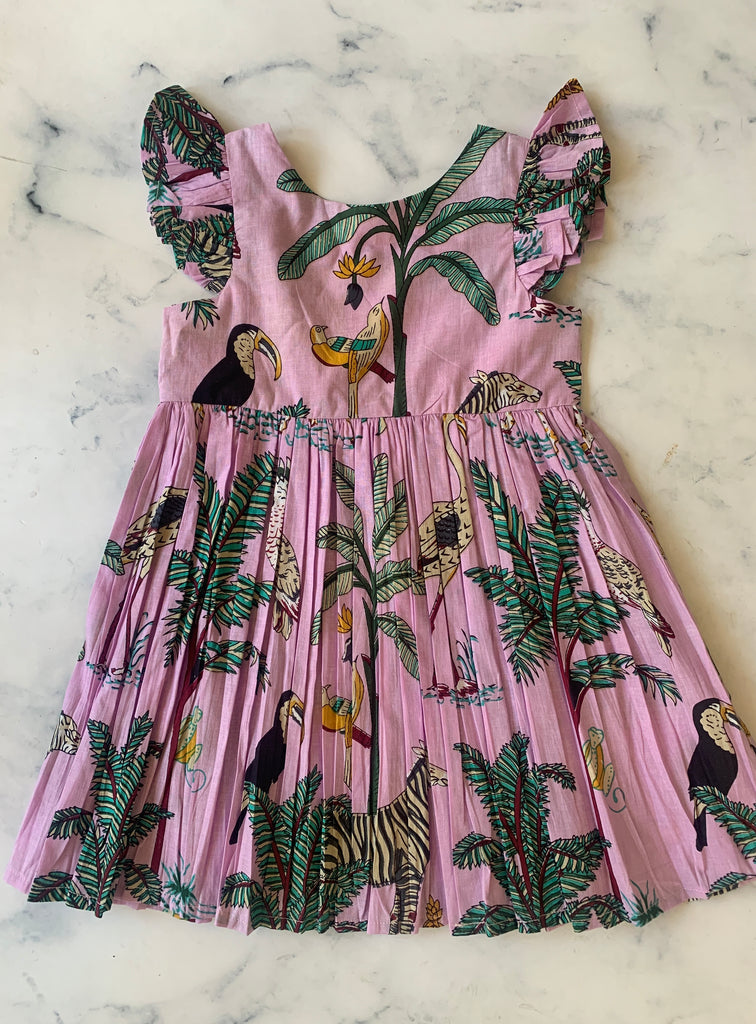 Lilac Jungle Dress - Love Sam