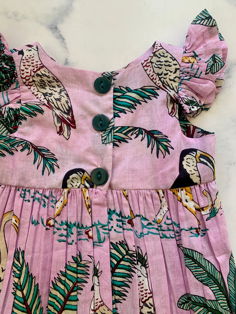 Lilac Jungle Baby Dress - Love Sam