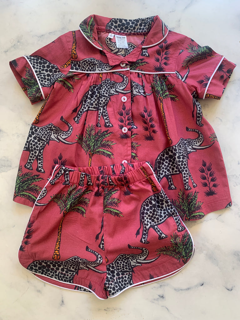 Dotty Elephant Pyjamas - Love Sam