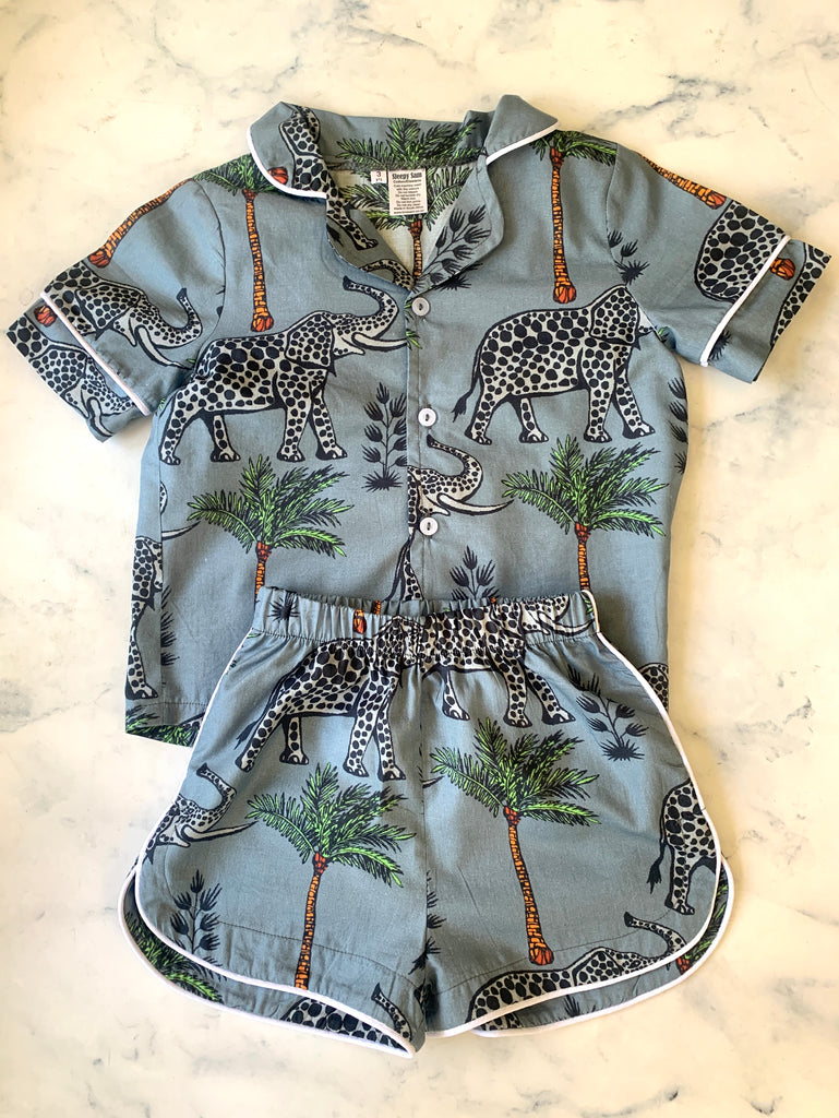 Dotty Elephant Pyjamas - Love Sam
