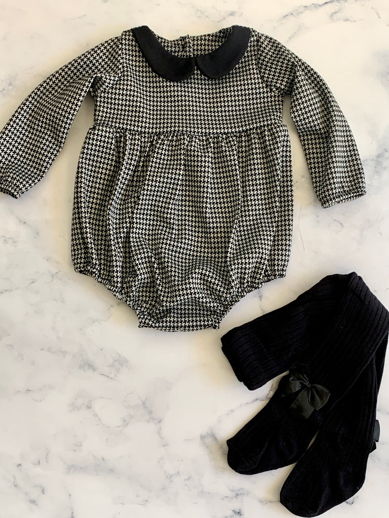 Houndstooth romper - Love Sam