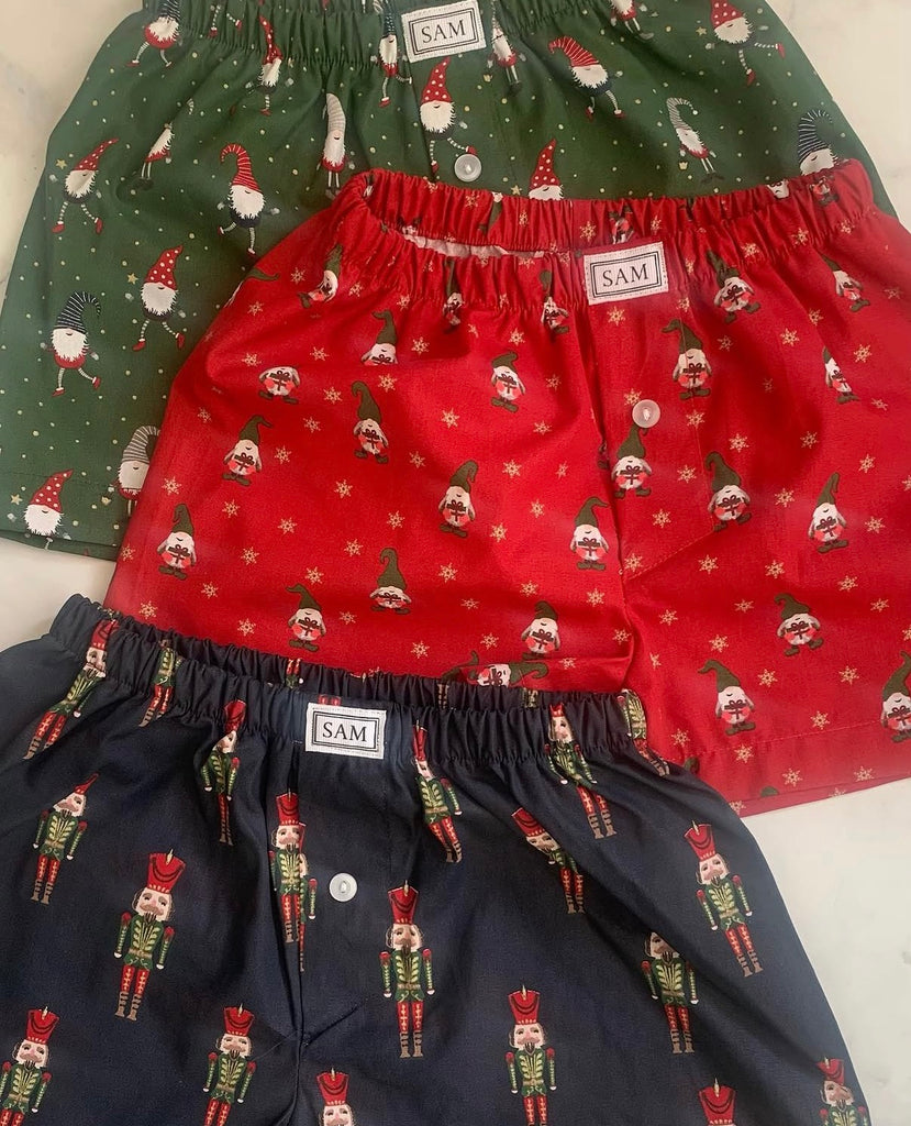 Christmas Men's Boxers Small Nutcracker red - Love Sam