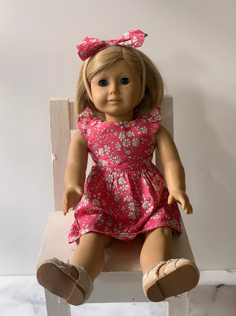 Bright Pink Liberty Dolls Dress - Love Sam